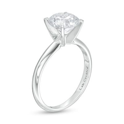 Previously Owned - 2.00 CT. Lab-Created Diamond Solitaire Engagement Ring in 14K White Gold (F/SI2)