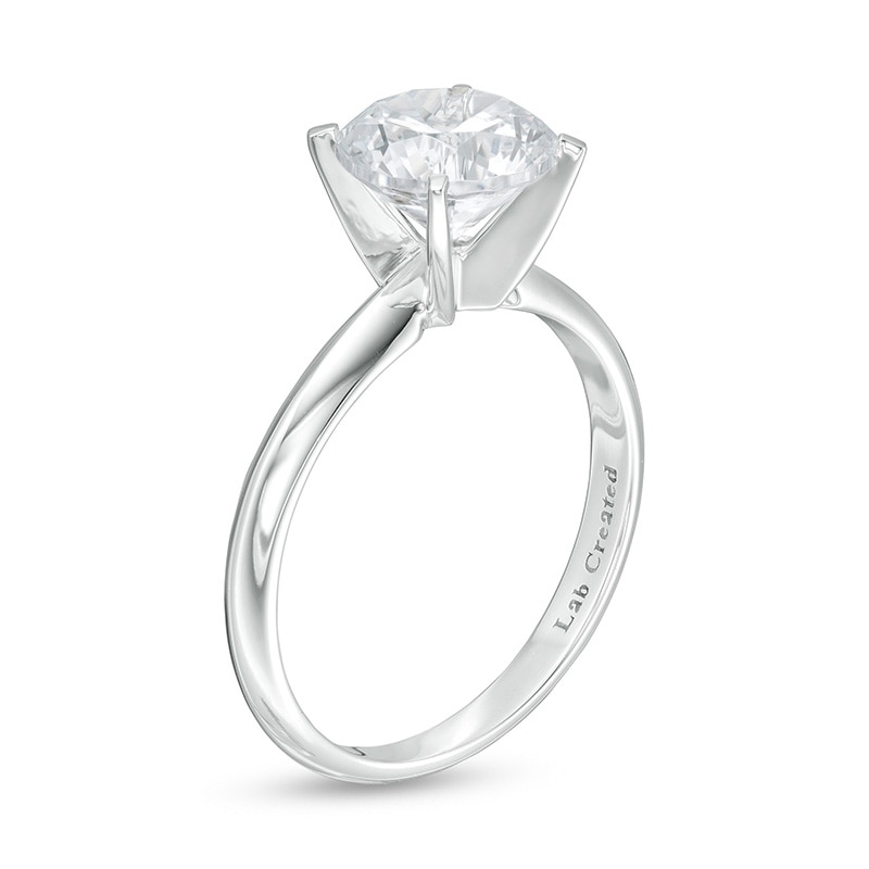 Previously Owned - 2.00 CT. Lab-Created Diamond Solitaire Engagement Ring in 14K White Gold (F/SI2)|Peoples Jewellers