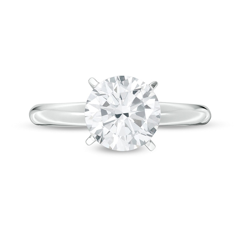 Previously Owned - 2.00 CT. Lab-Created Diamond Solitaire Engagement Ring in 14K White Gold (F/SI2)