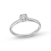 CT. Diamond Miracle Solitaire Engagement Ring in 14K White Gold