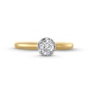 Thumbnail Image 3 of 0.25 CT. Diamond Miracle Solitaire Engagement Ring in 14K Gold (J/I3)