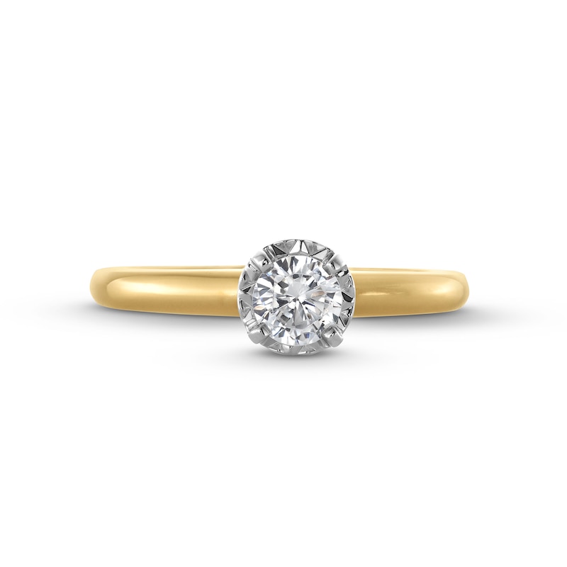 0.25 CT. Diamond Miracle Solitaire Engagement Ring in 14K Gold (J/I3)