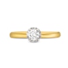 Thumbnail Image 4 of 0.30 CT. Diamond Miracle Solitaire Engagement Ring in 14K Gold (J/I3)