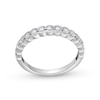 Thumbnail Image 0 of 0.50 CT. T.W. Diamond Scallop Edge Anniversary Band in 10K White Gold