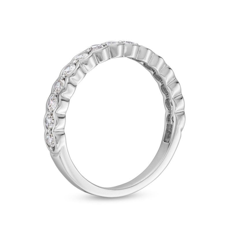 CT. T.W. Diamond Scallop Edge Anniversary Band in 10K Gold|Peoples Jewellers