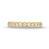 Thumbnail Image 3 of 0.50 CT. T.W. Diamond Scallop Edge Anniversary Band in 10K Gold
