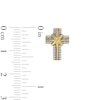 0.20 CT. T.W. Diamond Cross Stud Earrings in 10K Gold