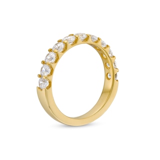 1.20 CT. T.W. Certified Lab-Created Diamond Eleven Stone Anniversary Band in 14K Gold (F/SI2)