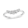 Thumbnail Image 0 of 0.40 CT. T.W. Canadian Certified Diamond Graduated Five Stone Contour Anniversary Band in 14K White Gold (I/I2)