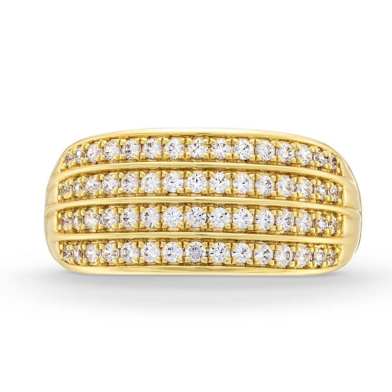 0.50 CT. T.W. Diamond Multi-Row Anniversary Band in 10K Gold|Peoples Jewellers