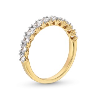 1.00 CT. T.W. Certified Lab-Created Diamond Eleven Stone Anniversary Band in 14K Gold (F/SI2)