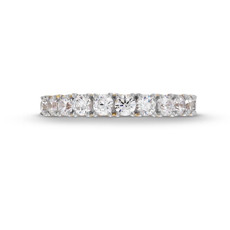 1.00 CT. T.W. Certified Lab-Created Diamond Eleven Stone Anniversary Band in 14K Gold (F/SI2)
