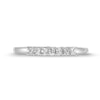 Thumbnail Image 3 of 0.25 CT. T.W. Princess-Cut Canadian Certified Diamond Seven Stone Anniversary Band in 14K White Gold (I/I2)