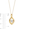 Thumbnail Image 2 of Unstoppable Love™ 0.50 CT. Certified Lab-Created Diamond Solitaire Infinity Drop Pendant in 10K Gold (F/SI2)