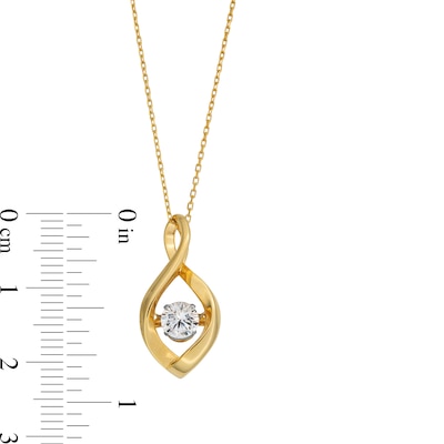 Unstoppable Love™ 0.50 CT. Certified Lab-Created Diamond Solitaire Infinity Drop Pendant in 10K Gold (F/SI2