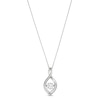 Thumbnail Image 0 of Unstoppable Love™ 0.50 CT. Certified Lab-Created Diamond Solitaire Infinity Drop Pendant in 10K White Gold (F/SI2)