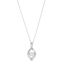 Unstoppable Love™ 0.50 CT. Certified Lab-Created Diamond Solitaire Infinity Drop Pendant in 10K White Gold (F/SI2)