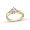 Thumbnail Image 0 of 0.16 CT. T.W. Marquise Diamond Frame Promise Ring in 10K Gold