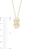 Unstoppable Love™ 0.15 CT. T.W. Diamond Interlocking Circles Pendant in Sterling Silver with 14K Gold Plate