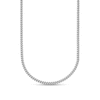 2.5mm Curb Chain Necklace in Solid Platinum - 20"