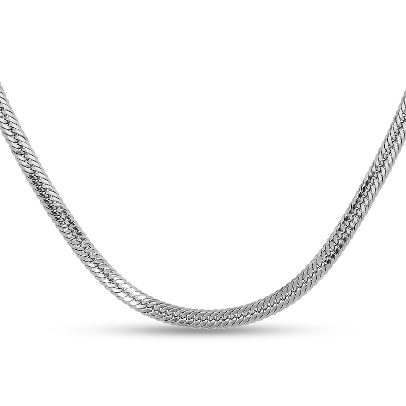 2.6mm Diamond-Cut Cable Chain Necklace in Solid Platinum - 16"