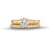 Thumbnail Image 3 of Perfect Fit 1.00 CT. T.W. Certified Lab-Created Diamond Vintage-Style Bridal Set in 14K Gold (F/SI2)