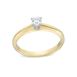 0.20 CT. Diamond Solitaire Engagement Ring in 14K Gold (J/I2)
