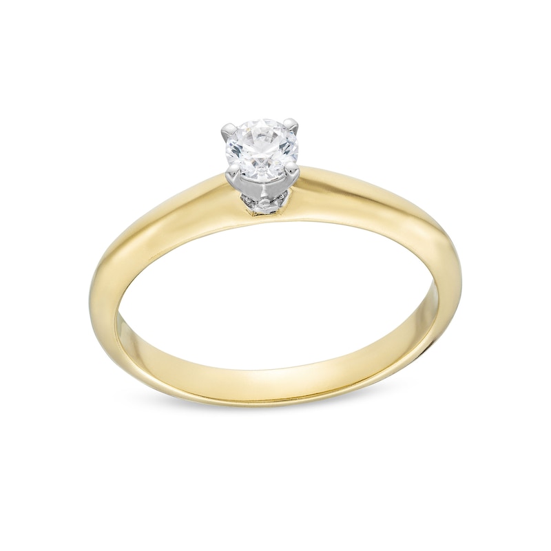 0.20 CT. Diamond Solitaire Engagement Ring in 14K Gold (J/I2)|Peoples Jewellers