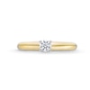 Thumbnail Image 3 of 0.20 CT. Diamond Solitaire Engagement Ring in 14K Gold (J/I2)