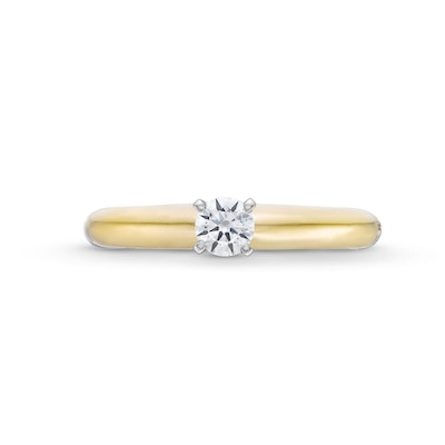 0.20 CT. Diamond Solitaire Engagement Ring in 14K Gold (J/I2