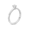 Thumbnail Image 2 of 0.20 CT. Diamond Solitaire Engagement Ring in 14K White Gold (J/I2)