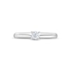 Thumbnail Image 3 of 0.20 CT. Diamond Solitaire Engagement Ring in 14K White Gold (J/I2)