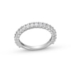 Thumbnail Image 0 of 1.00 CT. T.W. Oval Certified Lab-Created Diamond Anniversary Band in 14K White Gold (F/SI2)