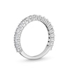 Thumbnail Image 2 of 1.00 CT. T.W. Oval Certified Lab-Created Diamond Anniversary Band in 14K White Gold (F/SI2)