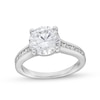 Thumbnail Image 0 of 3.50 CT. T.W. Certified Lab-Created Diamond Channel-Set Bridal Set in 14K White Gold (F/VS2)