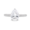 1.75 CT. T.W. Pear-Shaped Certified Lab-Created Diamond Engagement Ring in 14K White Gold (F/VS2)