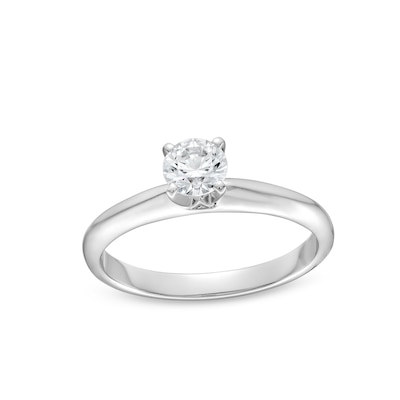 CT. Certified Diamond Solitaire Engagement Ring in 14K Gold (J/I2