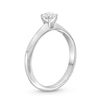 0.30 CT. Princess-Cut Certified Diamond Solitaire Engagement Ring in 14K White Gold (J/I2)