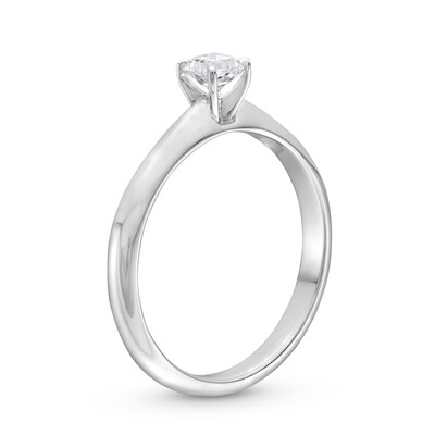 CT. Princess-Cut Certified Diamond Solitaire Engagement Ring in 14K White Gold (J/I2