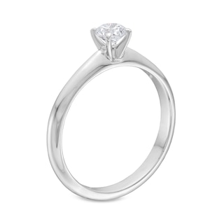 0.30 CT. Certified Diamond Solitaire Engagement Ring in 14K Gold (J/I2