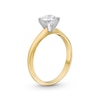 Thumbnail Image 2 of 1.00 CT. Certified Diamond Solitaire Engagement Ring in 14K Gold (J/I2)