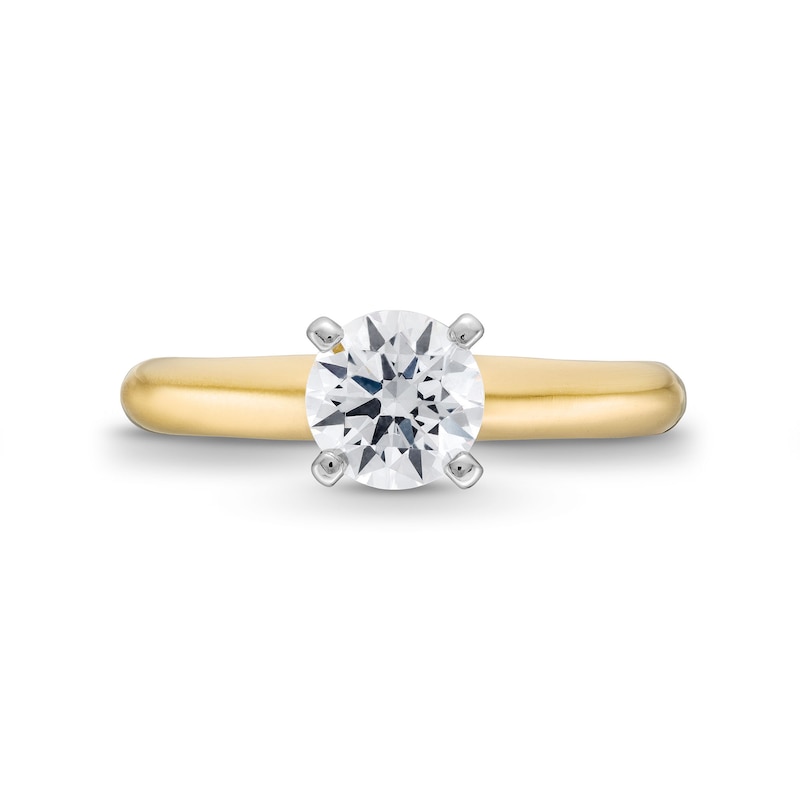 1.00 CT. Certified Diamond Solitaire Engagement Ring in 14K Gold (J/I2)