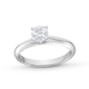 0.70 CT. Canadian Certified Diamond Solitaire Engagement Ring in 14K White Gold (J/I2)