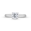 Thumbnail Image 3 of 1.00 CT. Certified Diamond Solitaire Engagement Ring in 14K White Gold (J/I2)