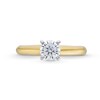 Thumbnail Image 3 of 0.70 CT. Canadian Certified Diamond Solitaire Engagement Ring in 14K Gold (J/I2)