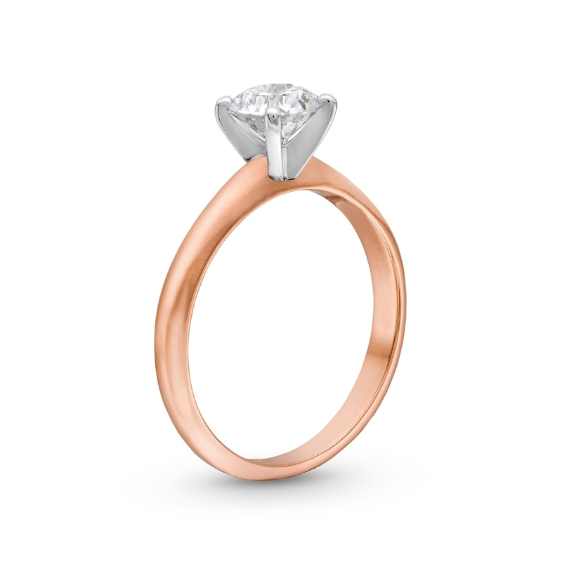 1.00 CT. Canadian Certified Diamond Solitaire Engagement Ring in 14K Rose Gold (J/I2)|Peoples Jewellers