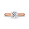 Thumbnail Image 3 of 1.00 CT. Canadian Certified Diamond Solitaire Engagement Ring in 14K Rose Gold (J/I2)