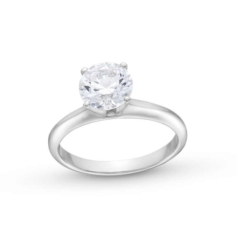 Main Image 1 of 1.50 CT. Canadian Certified Diamond Solitaire Engagement Ring in 14K White Gold (J/I2)