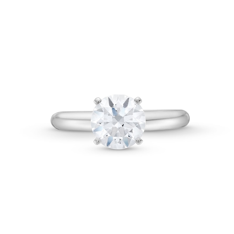 Main Image 4 of 1.50 CT. Canadian Certified Diamond Solitaire Engagement Ring in 14K White Gold (J/I2)