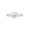 Thumbnail Image 4 of 1.20 CT. Canadian Certified Diamond Solitaire Engagement Ring in 14K White Gold (J/I2)